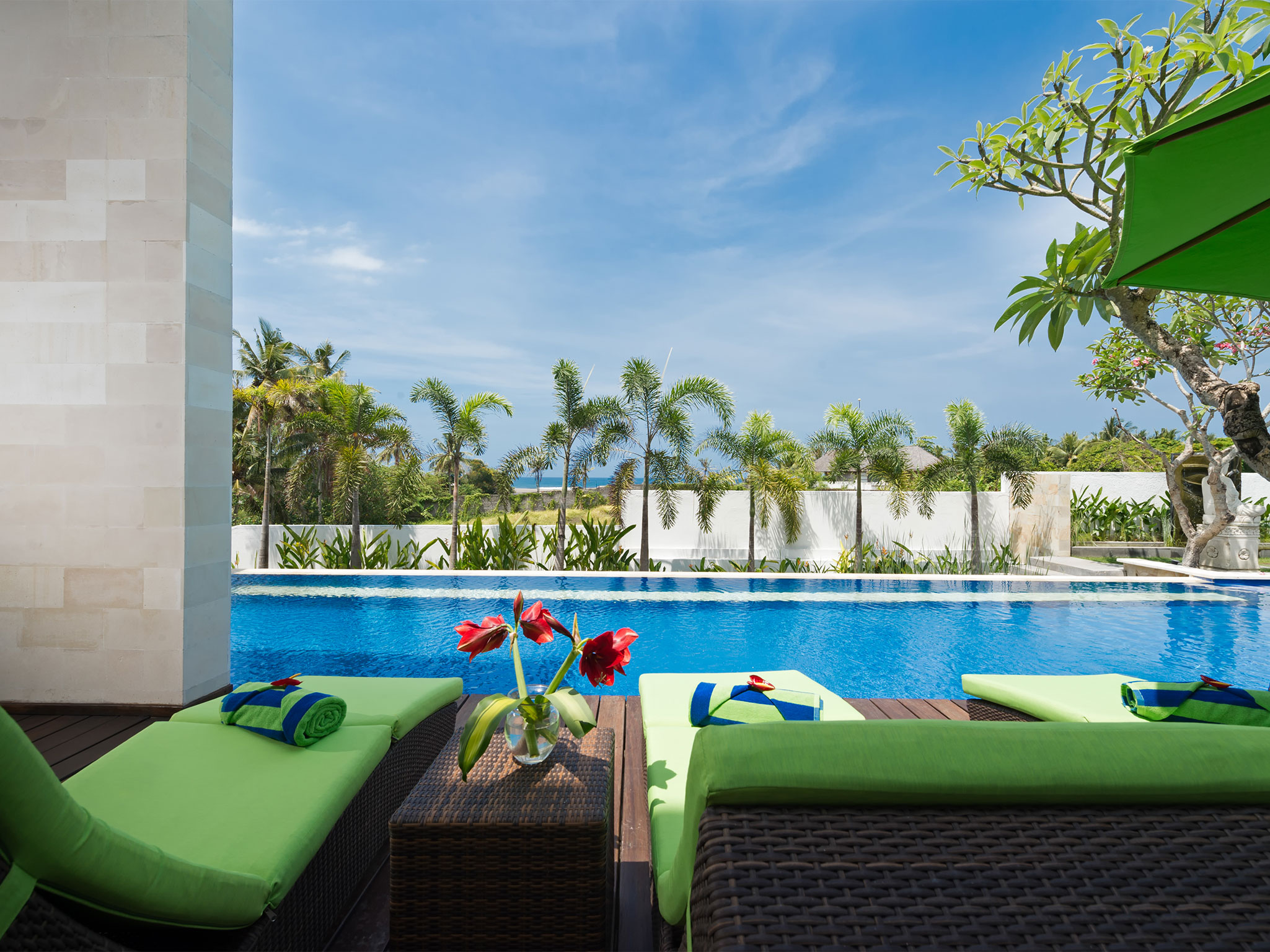 Villa Luwih - Pool view - Villa Luwih, Canggu, Bali